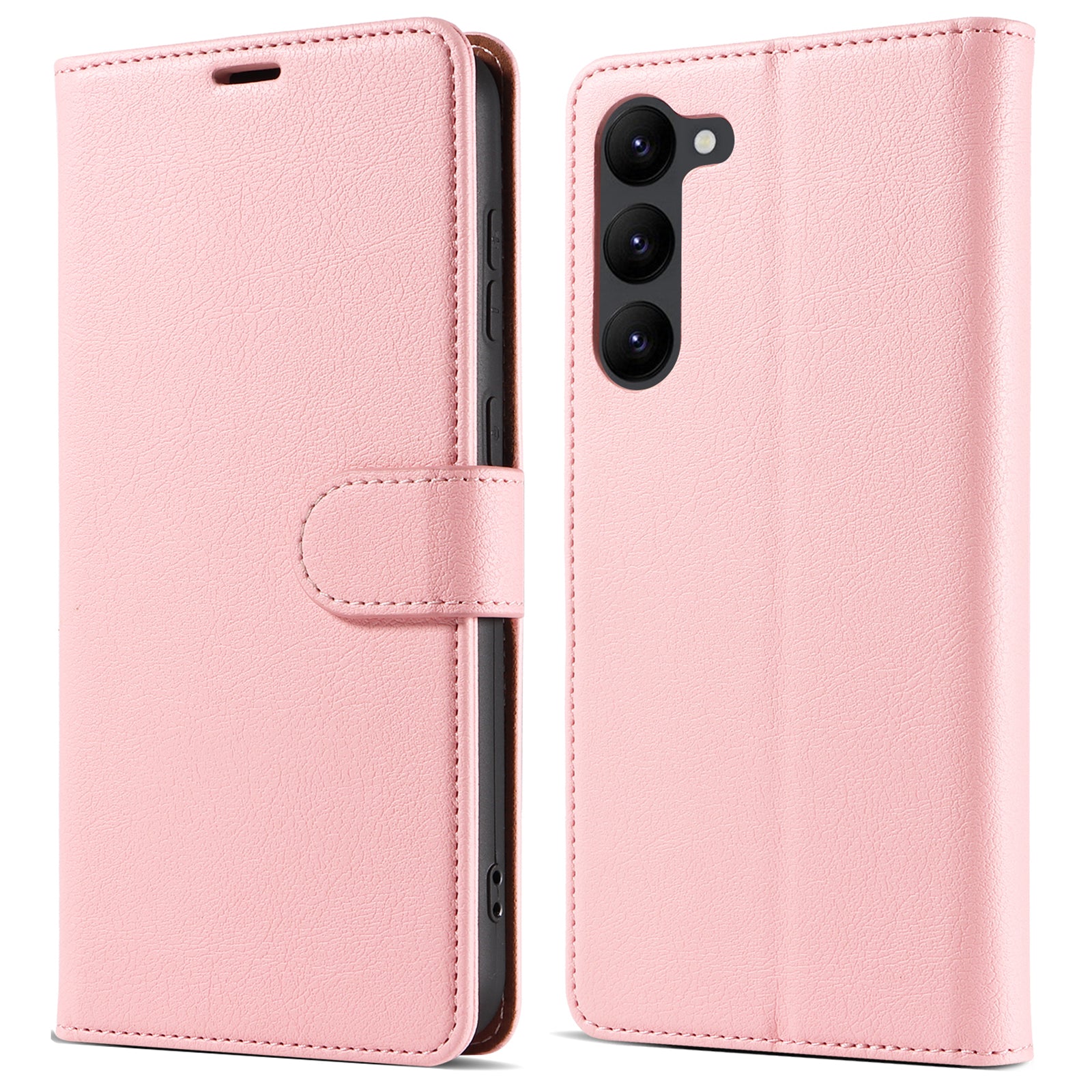 PU Leather Case for Samsung Galaxy S23 RFID Blocking Stand Wallet Magnetic Closure Phone Cover PU Leather Case for Samsung Galaxy S23 RFID Blocking Stand Wallet Magnetic Closure Phone Cover